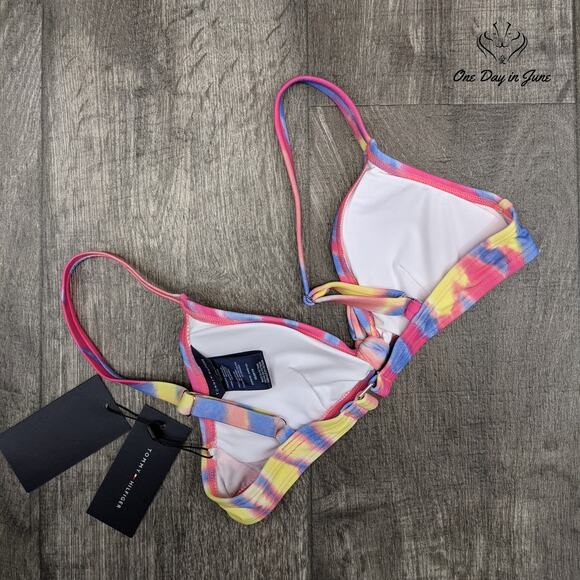 Tommy Hilfiger Tie Knot Bikini Top Size XS - Picture 4 of 4